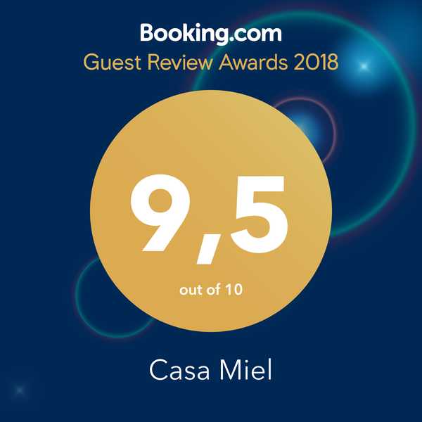 Booking.com-guest review award - Casa Miel - Andalusia - Spain
